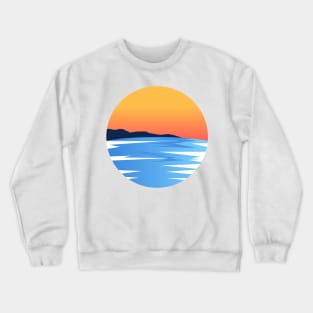 Sea and Sunset, Beach Sunset Crewneck Sweatshirt